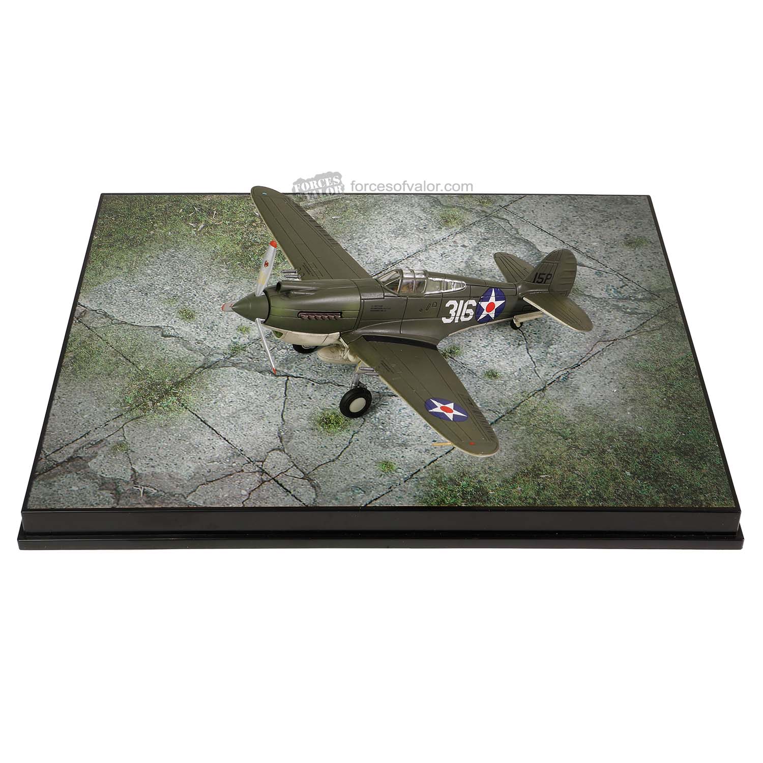 Curtiss P-40B Hawk 81A-2 47e Squadron America December 1941 Pearl Harbor - 1:72